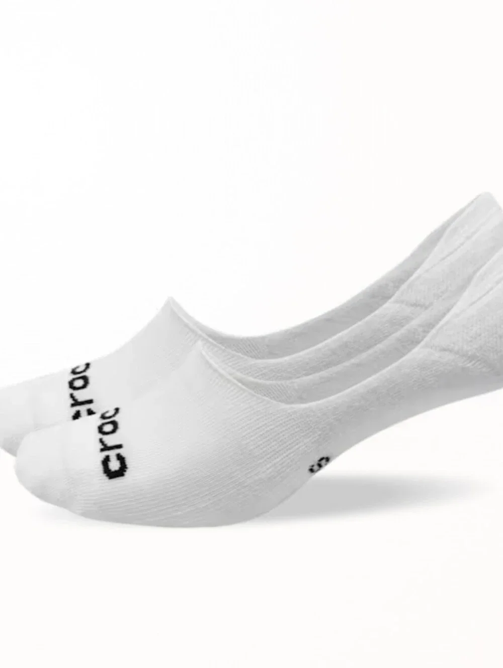 Crocs 3-PK Hidden Liner Socks- White